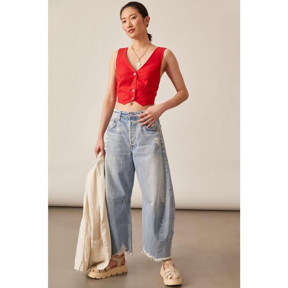 NWT Mare Mare x Anthropologie Cross-Back Vest - Medium - Picture 3 of 6